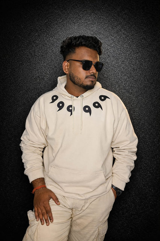 SIX PATH- Printed Oversize Hoodie