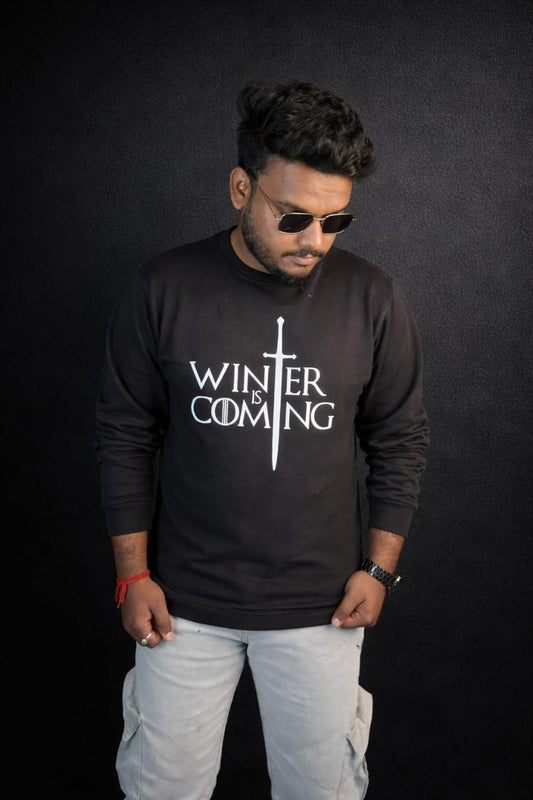 JON SNOW-Printed Sweat Shirt