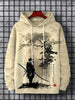 samurai worrier Printed hoddie