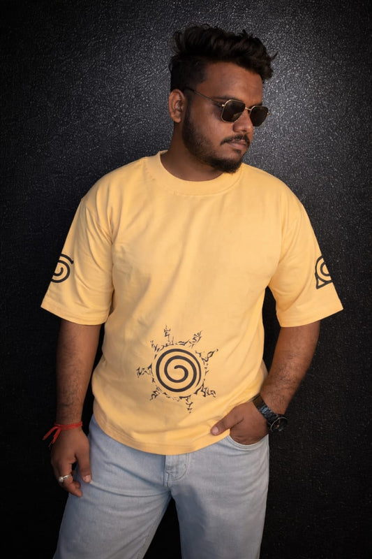 NARUTO UZUMAKI- Printed Oversize T-Shirt